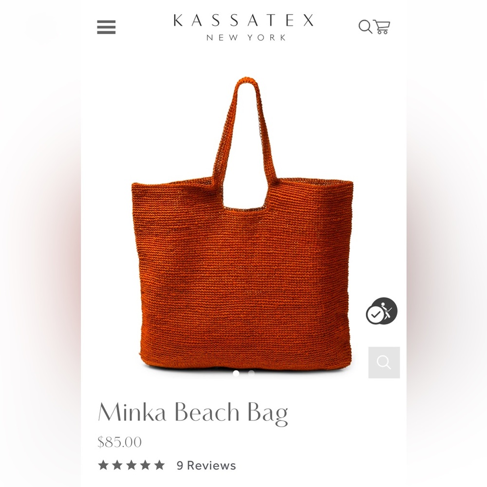 Kassatex Minka Beach Bag